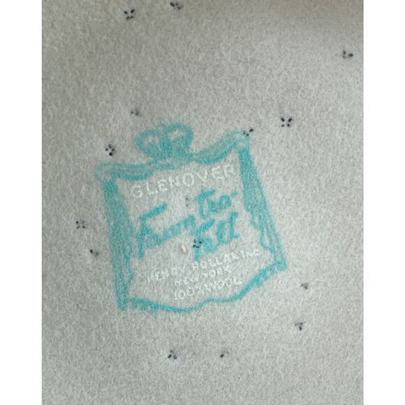 VTG 60's Janyth Roy Glenover Ivory Faum Tra Felt Pillbox Hat With Satin Bow - Picture 9 of 16